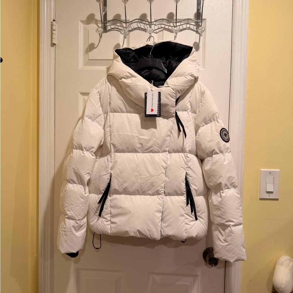 Obermeyer White Down Jacket For Women